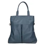 Dámská kožená kabelka Italia Ghita - modrá