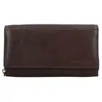 Dámská kožená peněženka SendiDesign Monic - tmavě hnědá