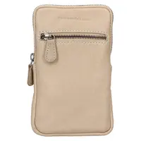 Dámska kožená crossbody kabelka na doklady The Chesterfield Brand Salva - zeleno-béžová