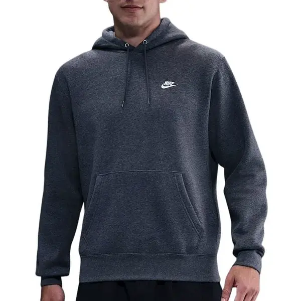 Nike Club Mens Pullover Fleece Hoodie L