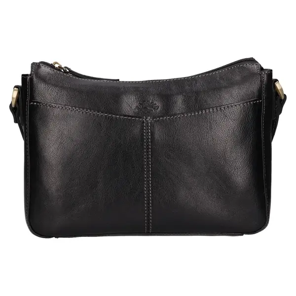 Kožená dámská crosbody kabelka Katana Belinda - černá