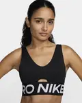 Nike Pro Indy Plunge Womens Medium-Support Padded Sports Bra XS