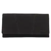 Dámská kožená peněženka Lagen Virag - černá