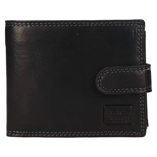Pánská kožená peněženka SendiDesign Chore - černá