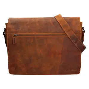 Pánská kožená taška přes rameno Greenwood Martin - světle hnědá