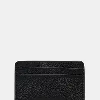 Kožené pouzdro na karty MICHAEL Michael Kors černá barva