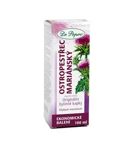 Dr. Popov Ostropestřec mariánský bylinné kapky 100 ml