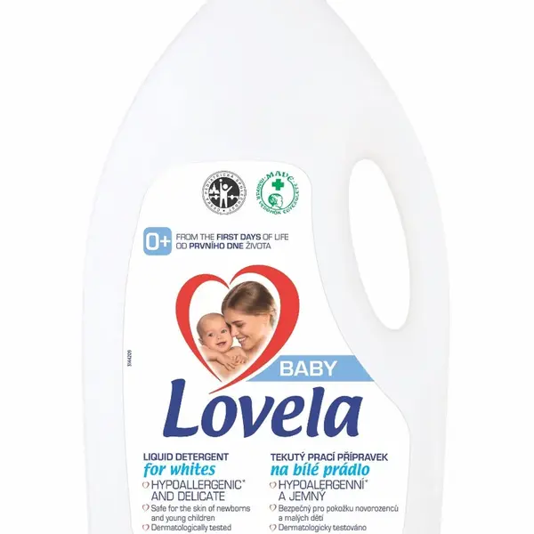 Lovela Baby Tekutý gel na bílé prádlo 2,9 l