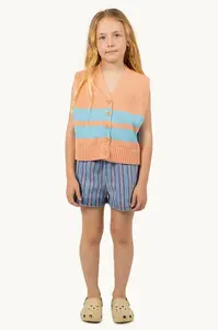 Dětské bavlněné šortky Tinycottons STRIPES MULTICOLOR SHORT
