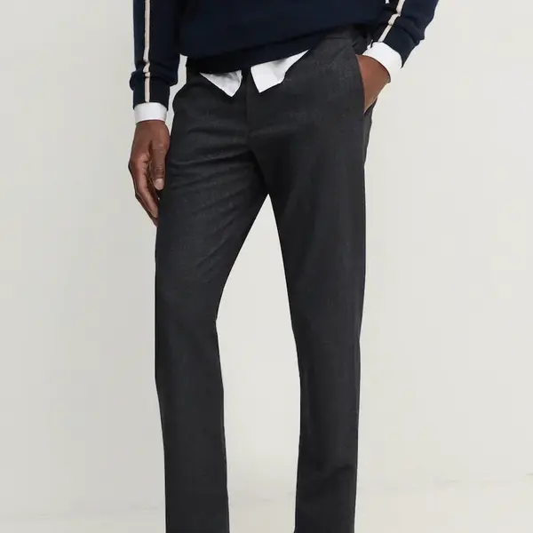 Kalhoty PS Paul Smith pánské, černá barva, přiléhavé, M2R.922P.N22214