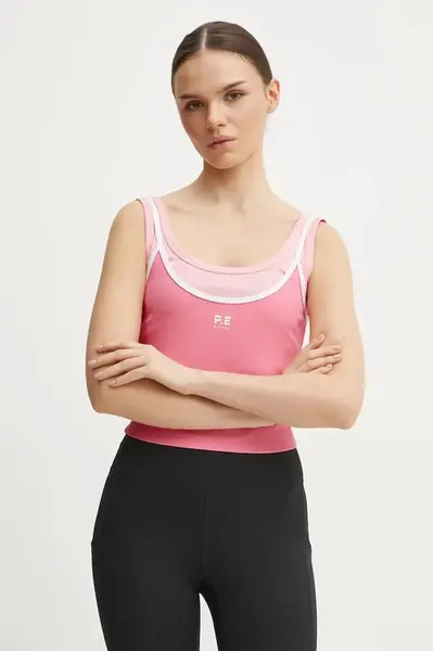 Top P.E Nation Forward dámský, růžová barva, 243W134