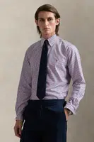 Bavlněná košile Polo Ralph Lauren růžová barva, regular, s límečkem button-down, 712969014