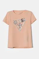 Dětské tričko Guess oranžová barva, K5RI16 K6YW4