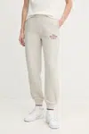 Tepláky Tommy Hilfiger šedá barva, melanžové, WW0WW43863