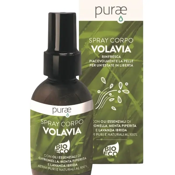 Purae Volavia Tělový sprej proti komárům s esenciálními oleji BIO 100 ml