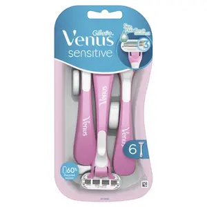 Gillette Venus Sensitive dámské jednorázové holítko 6 ks