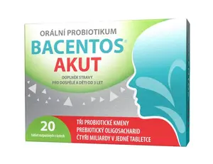 BACENTOS Akut Orální probiotikum 20 tablet