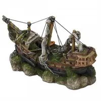 Ebi AQUA DELLA Dekorace do akvária Potopená loď 3 M 29x11x18cm