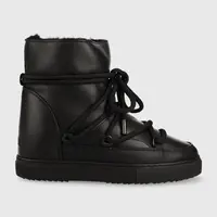 Kožené sněhule Inuikii FULL LEATHER WEDGE černá barva, 1001.004.0091.000