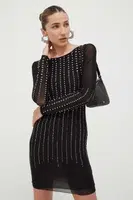 Šaty Patrizia Pepe černá barva, mini
