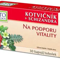 Fytopharma Kotvičník + Schizandra tobolky na podporu vitality 30 ks