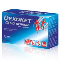 Dexoket DEXOKET 25 mg granule 10 sáčků