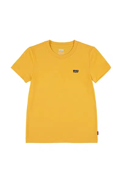 Dětské tričko Levi's žlutá barva