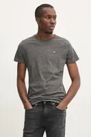 Tričko Tommy Jeans šedá barva, DM0DM09586