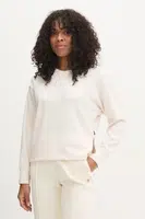 Mikina Dkny dámská, béžová barva, hladká, DP5T9569