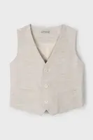 Dětská vesta s příměsí lnu Mayoral