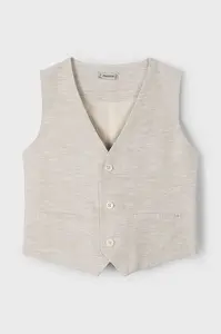 Dětská vesta s příměsí lnu Mayoral