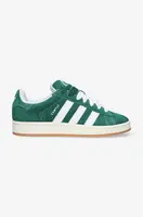 Semišové tenisky adidas Originals Campus 00s zelená barva, H03472