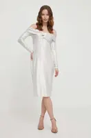 Šaty Lauren Ralph Lauren béžová barva, mini, 253932602