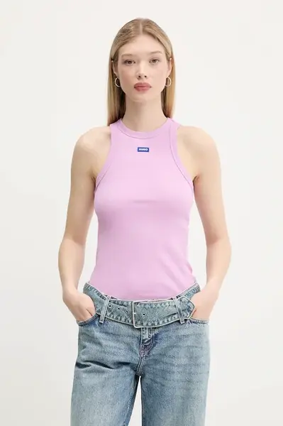 Top Hugo Blue Easy Tank_B