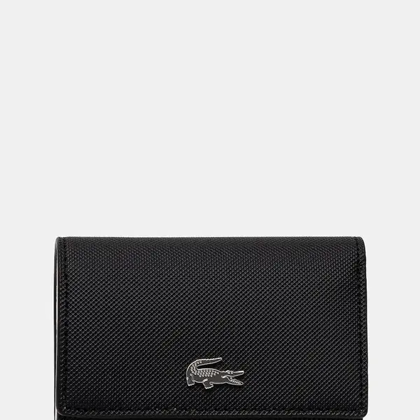 Peněženka Lacoste černá barva, NF4190AA