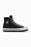 Kožené kecky Converse Chuck Taylor All Star City Trek černá barva, A04480C