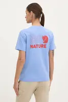Sportovní triko Fjallraven Walk With Nature modrá barva, F14600171