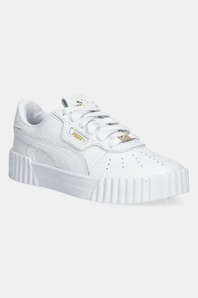 Sneakers boty Puma Carina 3.0 Luxe bílá barva, 400724