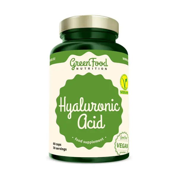 GreenFood Nutrition Kyselina hyaluronová 60 kapslí