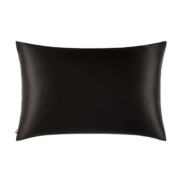 Hedvábný povlak na polštář BOSS SILKSHAM Black 50 x 75 cm