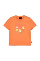 Dětské bavlněné tričko Lego oranžová barva