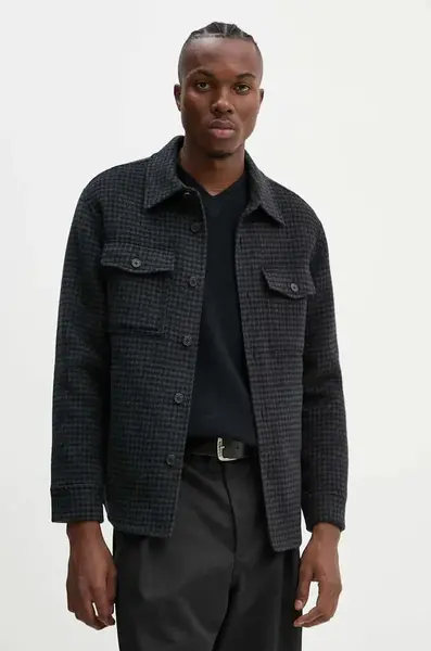 Vlněná košilová bunda Theory