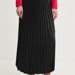 Sukně Artigli černá barva, maxi, áčková, ACGO000301