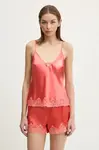 Hedvábný pyžamový top Chantelle