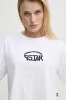 Bavlněné tričko G-Star bílá barva, D26239-C336