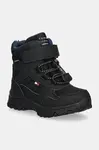 Dětské boty Tommy Hilfiger černá barva, T1X5-33710