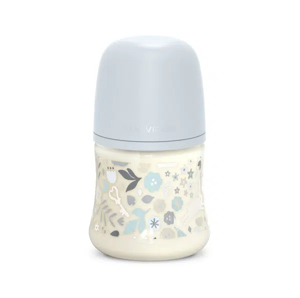 Suavinex Wonderland Kojenecká láhev průtok S 0m+ 150 ml 1 ks liberty modrá