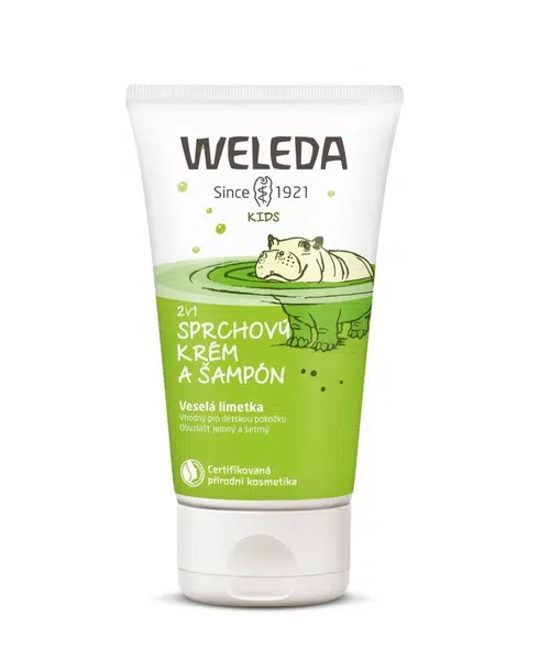 Weleda 2v1 Veselá limetka sprchový krém a šampon 150 ml