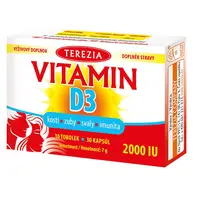 Terezia Vitamin D3 2000 IU 30 tobolek