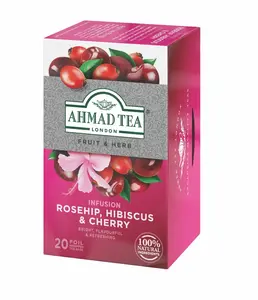 Ahmad Tea Rosehip & Cherry porcovaný čaj 20 x 2 g